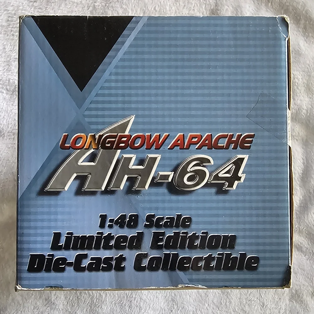 Fleer Collectibles Longbow Apache HH-64 helicopter with an Atlanta Braves Theme